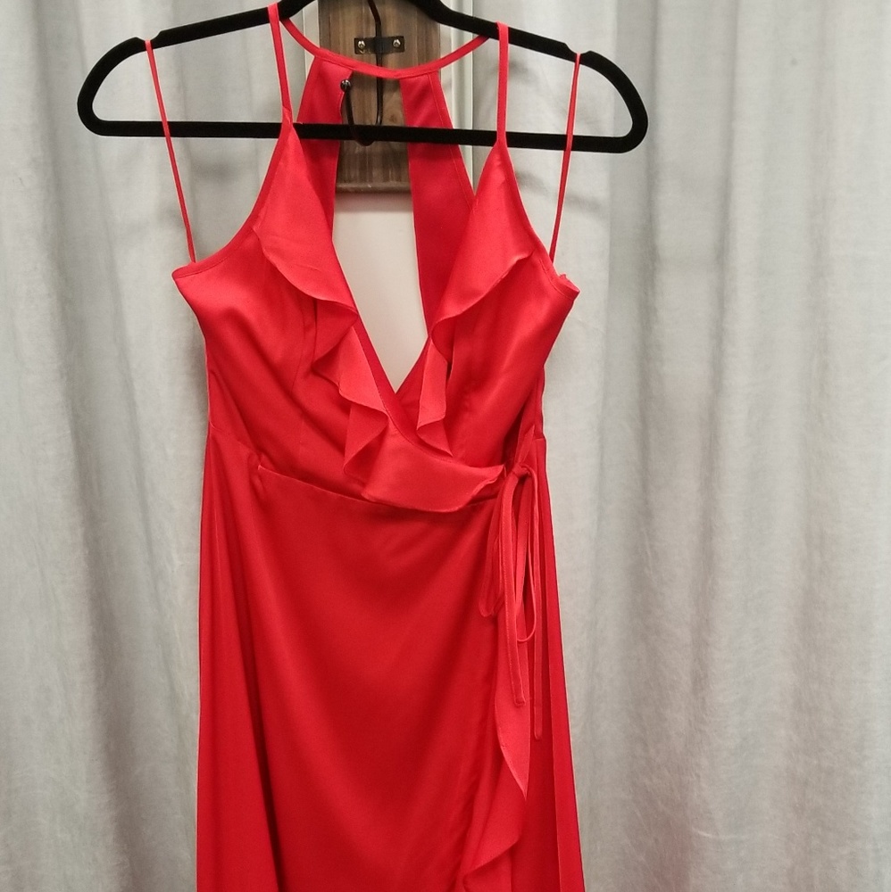 Long silk dress